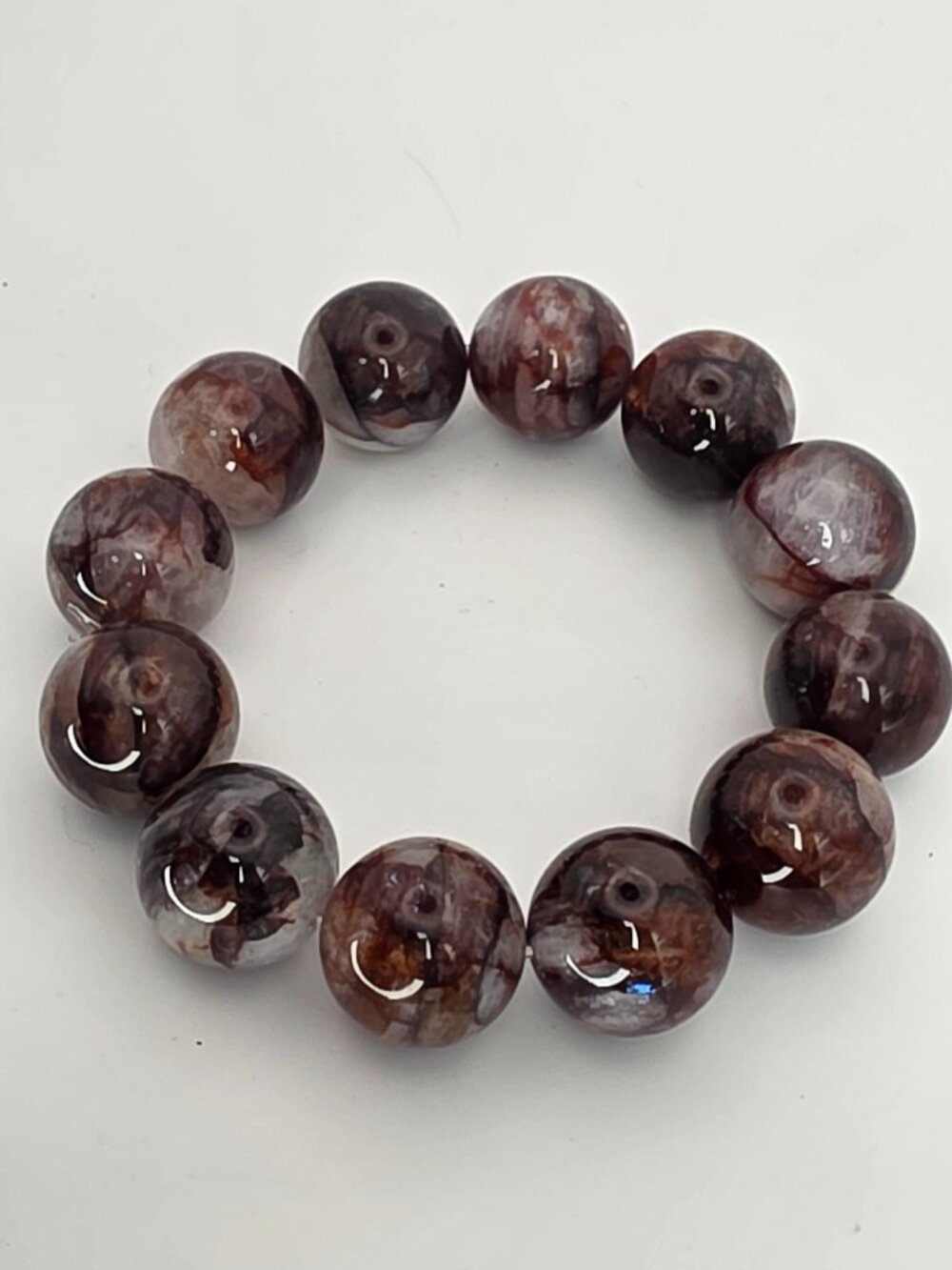 Fire Quartz Bracelet Emberstorm (19 mm, 121 g)